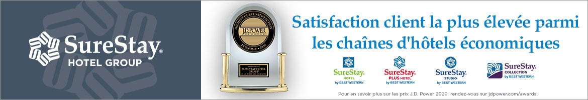 JD Power award to SureStay