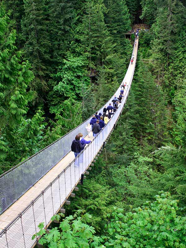 Capilano Suspension Bridge, Vancouver Canada