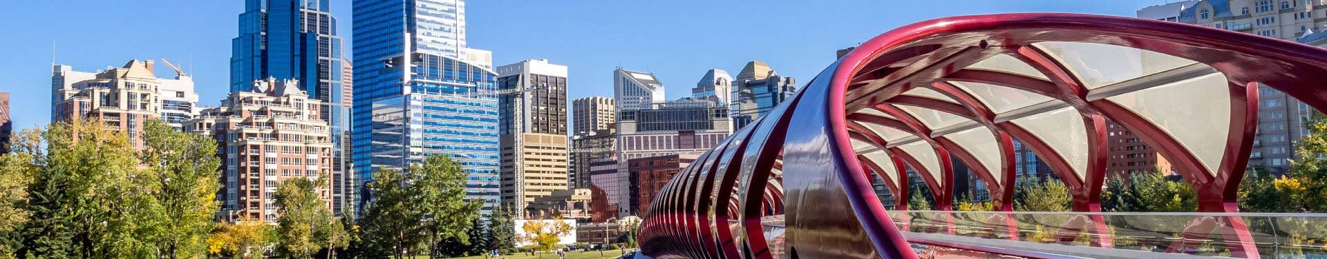 Skyline of Calgary, Alberta Canada