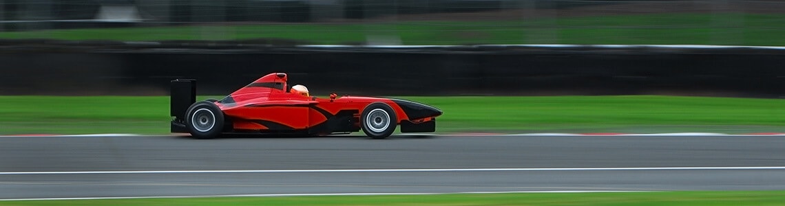 Racecar at a speedway in Idaho