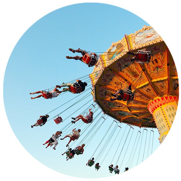 Rides in Theme Park at Pigeon Forge,  TN