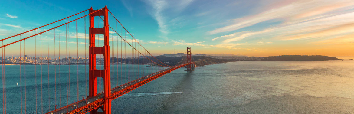 Golden Gate Bridge in San Francisco, CA