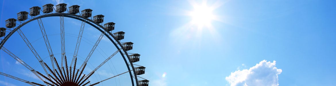Ferris Wheel at an amusement park in Las Vegas