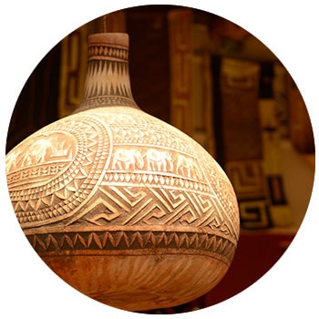 Pot hanging in Nigerian market