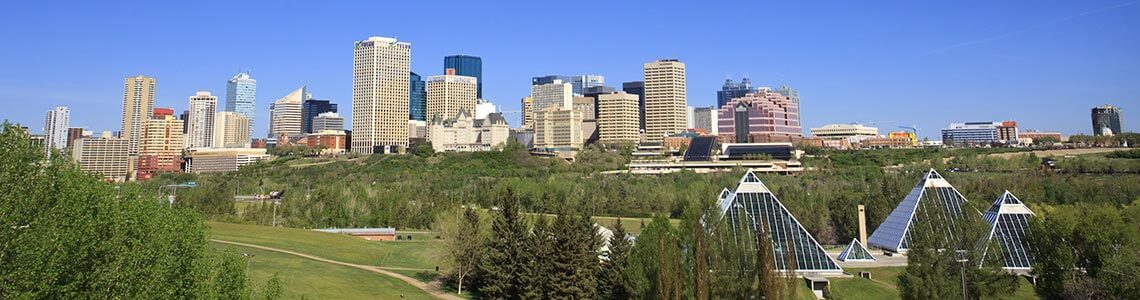 Edmonton AB, Canada Skyline