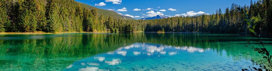 Maligne Lake in British Columbia