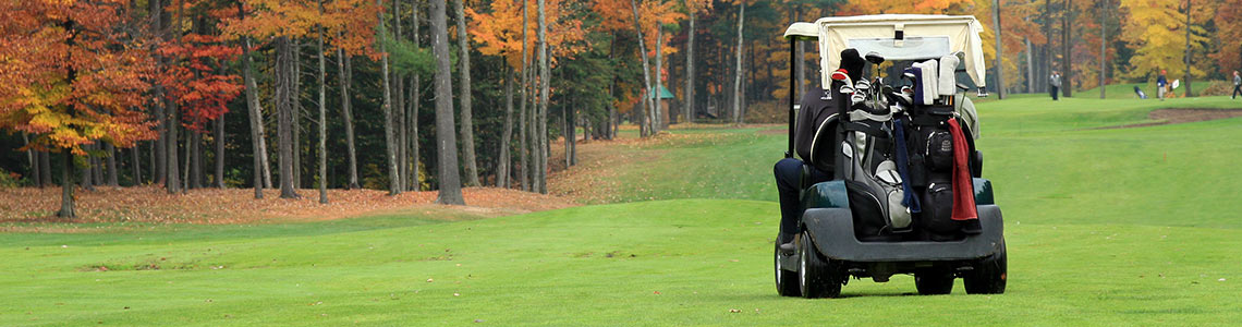 Golf cart in Manitoba