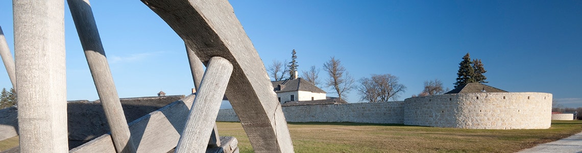 Lower Fort Garry in Manitoba