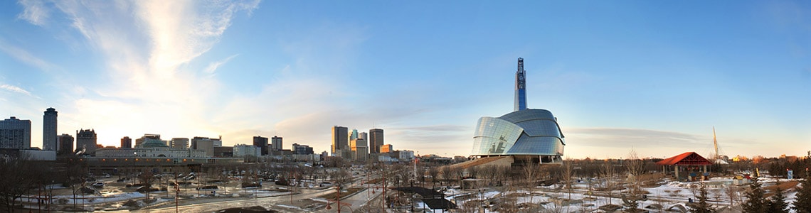 Winnipeg Skyline in Manitoba