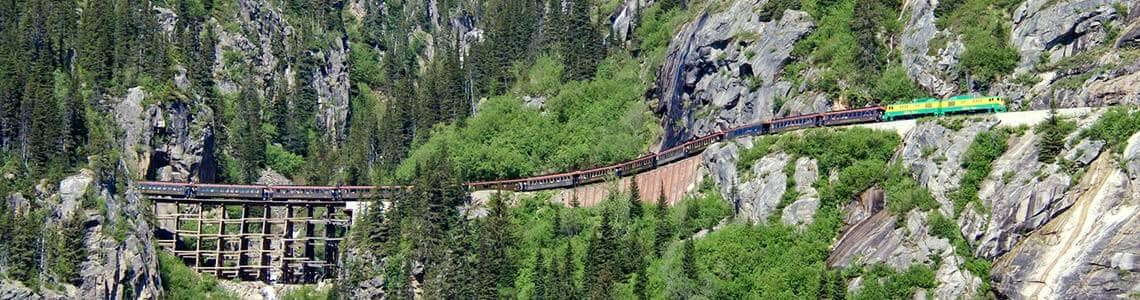 Train in Yukon Canada