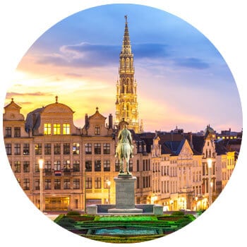 Brussels Cityscape Belgium