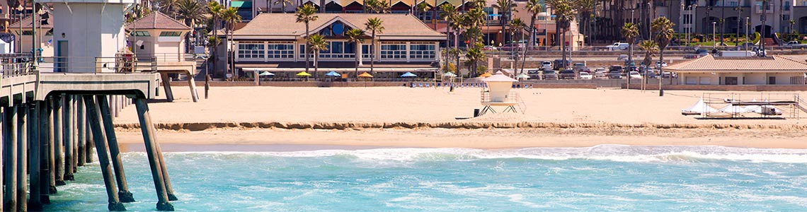 Beach along the Anaheim Coast