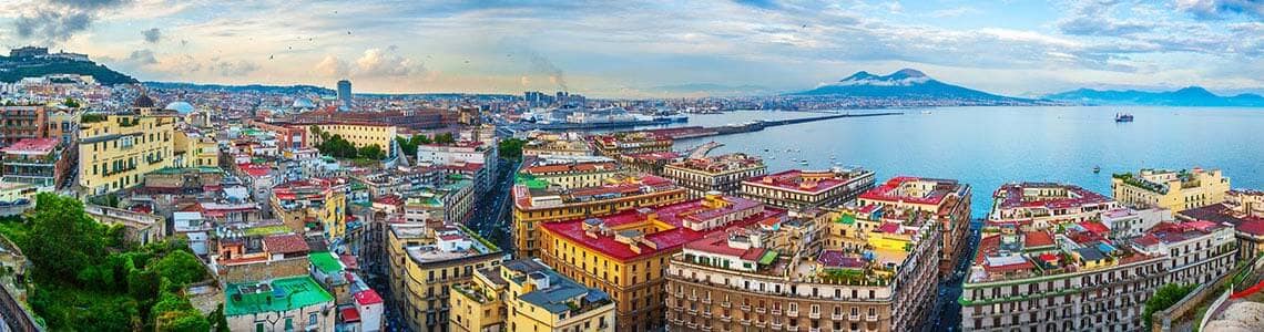 Gulf of Naples and Mount Vesuvius