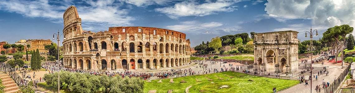 Colosseum and Arch of Constantine, Rome