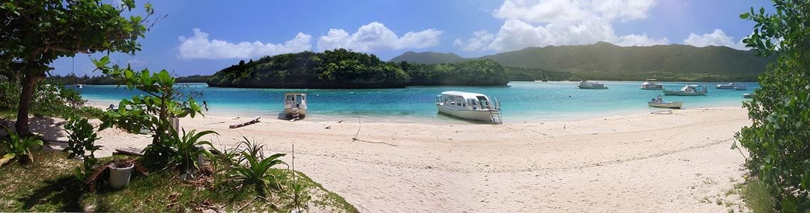 Kabira Bay in Okinawa, Japan