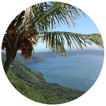 Caldera Lake in Nicaragua