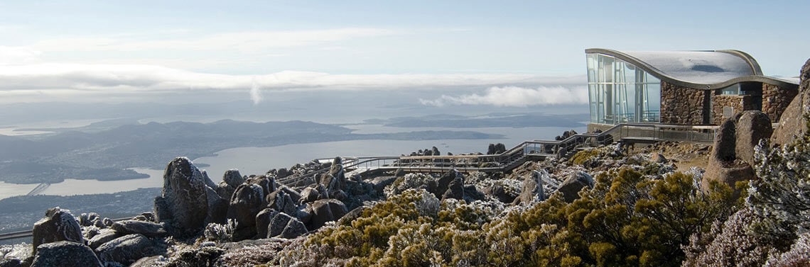 View of Hobart from Mt Wellington