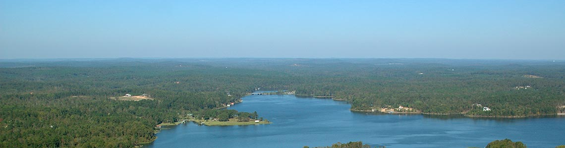 Lake Tuscaloosa in Alabama