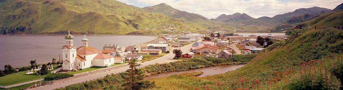 City of Unalaska in the Aluetian Islands, AK