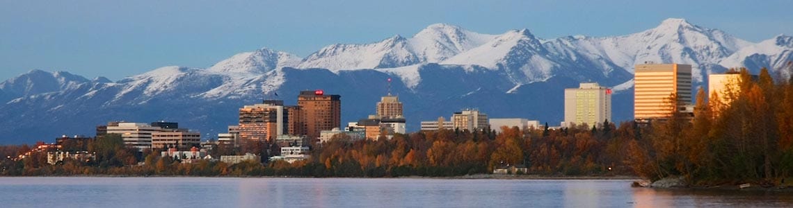 Anchorage Alaska skyline