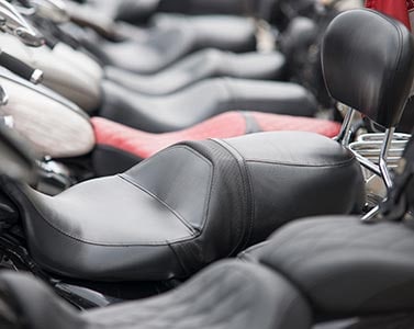 Line of Motorcycles in Arizona