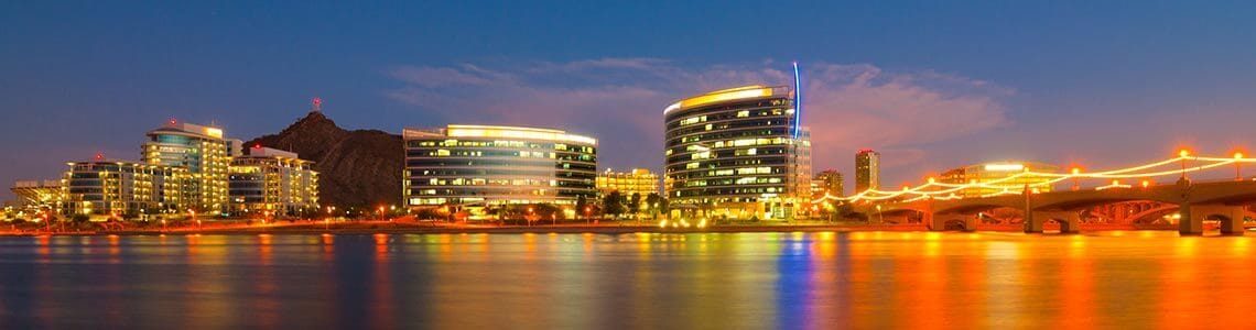 Friday night in Tempe, Arizona