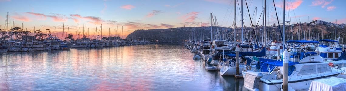 Dana Point Harbor in Southern California