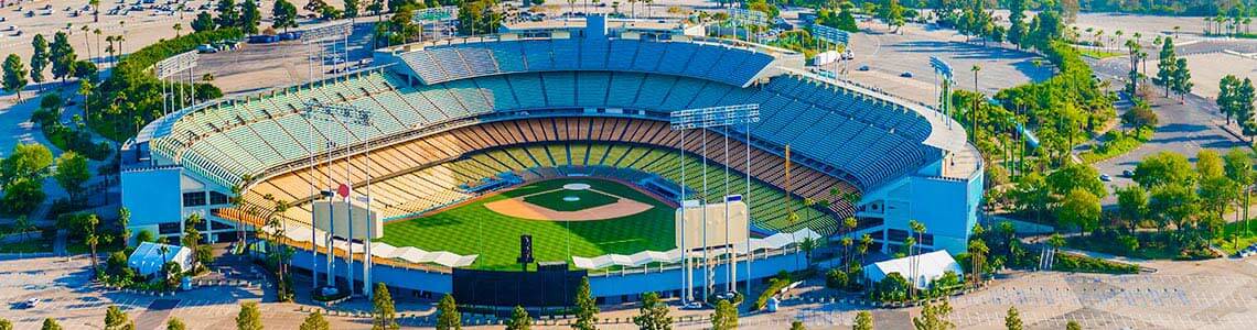 Dodgers Stadium in Southern California