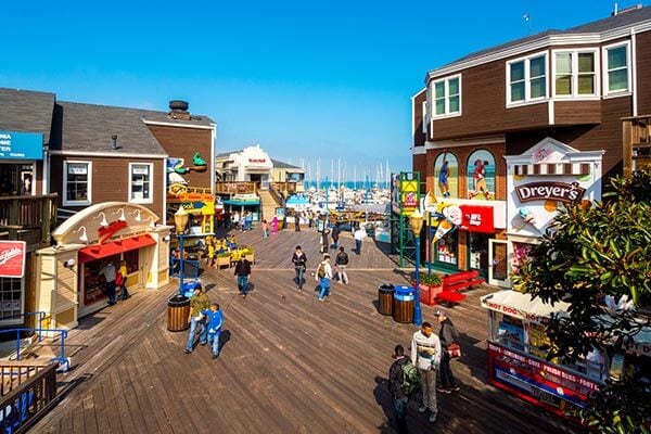 Fisherman's Wharf in California