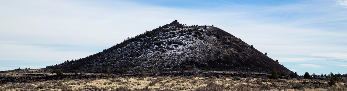 Cinder Cone at Lava Beds Monument in CA