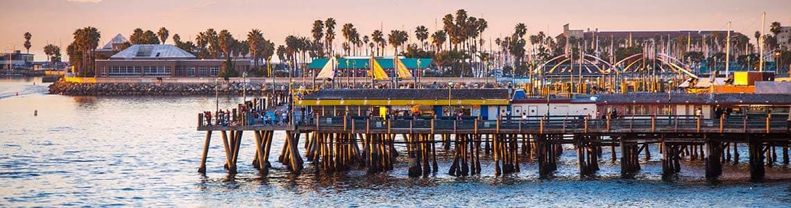 Redondo Beach Pier in Southern California