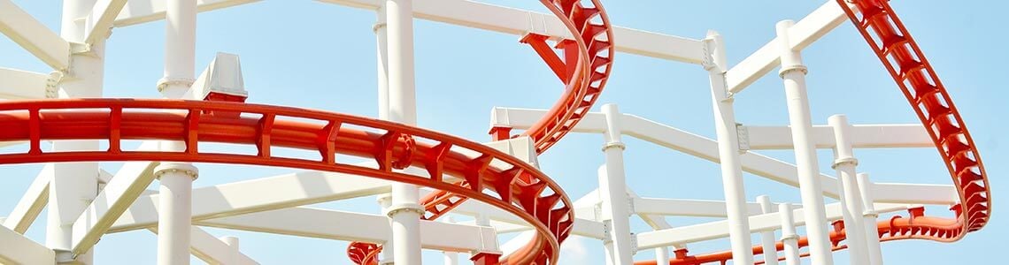 Roller Coaster in Southern California