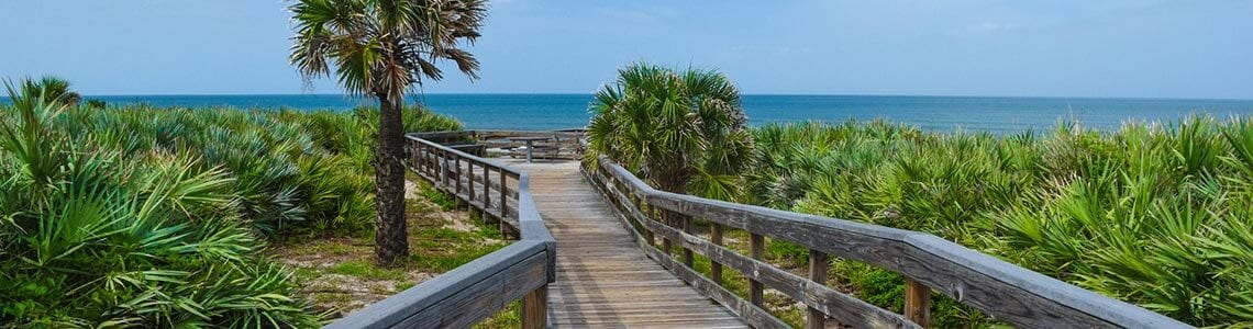 Boardwalk at Canaveral National Seashore