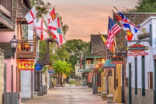 Shops and Inns in St. Augustine, FL