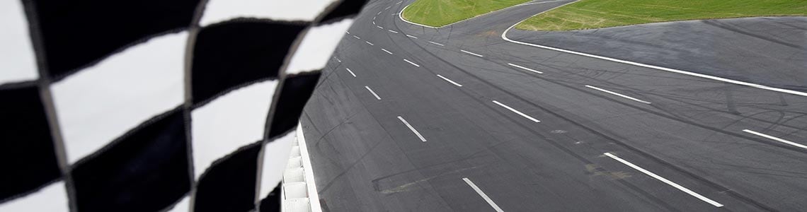 Checker Flag at a racing venue in Florida