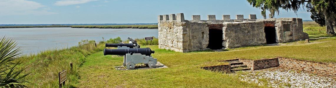 Fort Frederica National Monument on St. Simon's Island