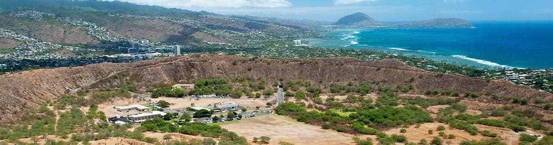 Diamond Head State Monument in Hawaii