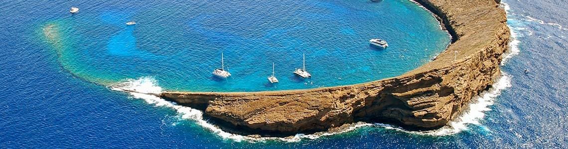 Molokini Crater in Hawaii