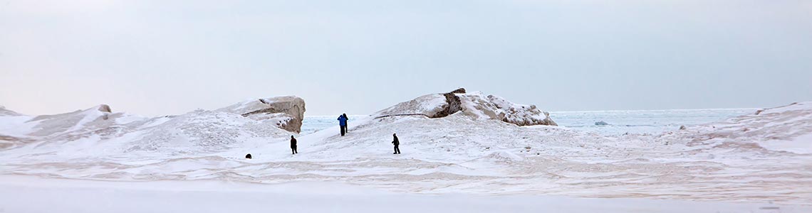 Indiana Dunes National Lakeshore in the Winter
