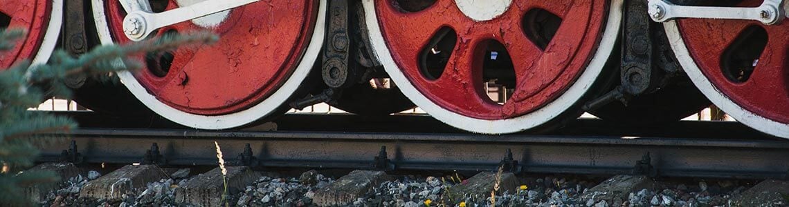 Old Train Wheels in Iowa