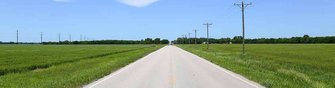 Rural Road in Kansas
