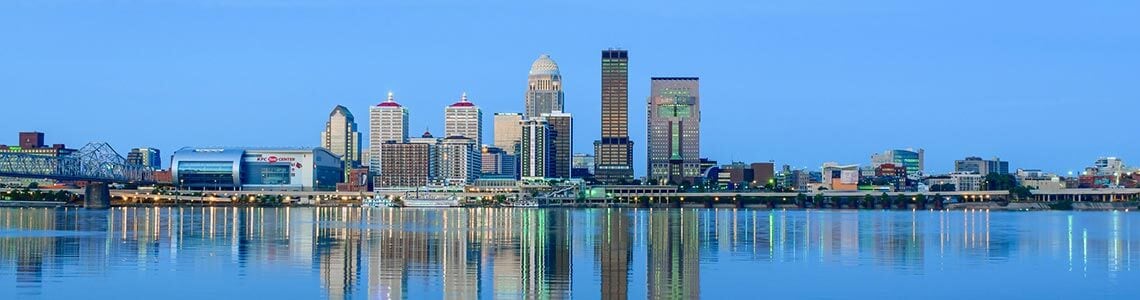 Louisville, Kentucky on the Ohio River