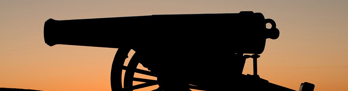 Civil War Cannon in Tupelo National Battlefield