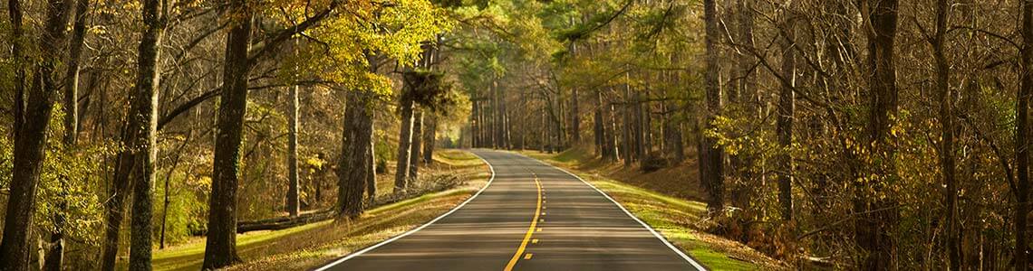 Natchez Trace Parkway in Mississippi