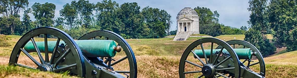 Vicksburg National Military Park in Mississippi