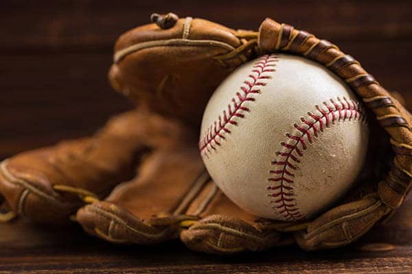 Baseball Mit and Ball in Missouri