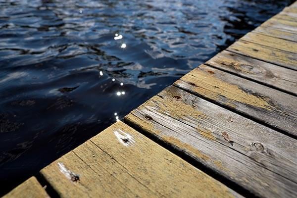 Lake Pier in Montana