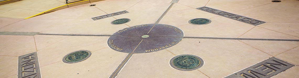 Four Corners Monument in New Mexico