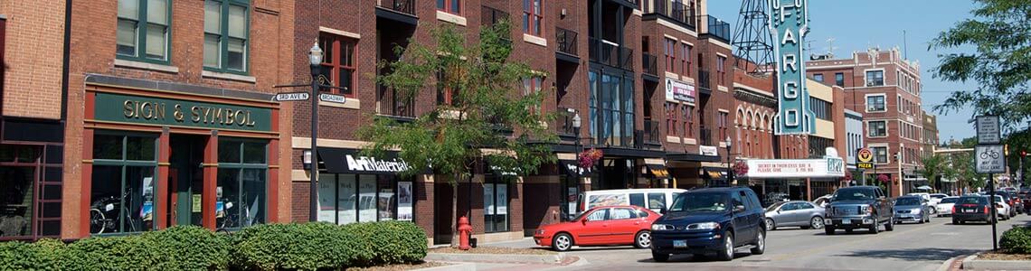 Downtown Fargo, North Dakota