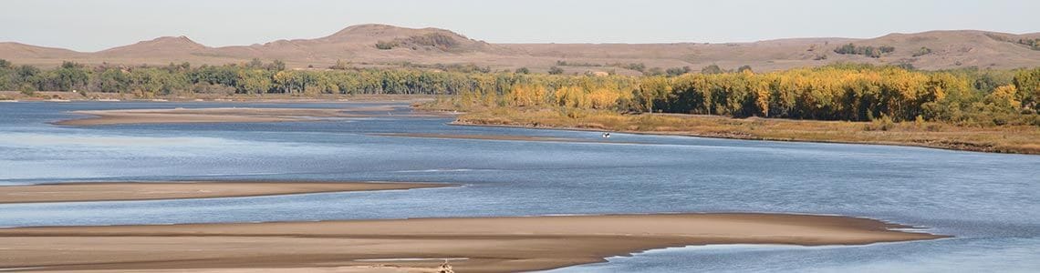 Missouri River Sandbars in ND